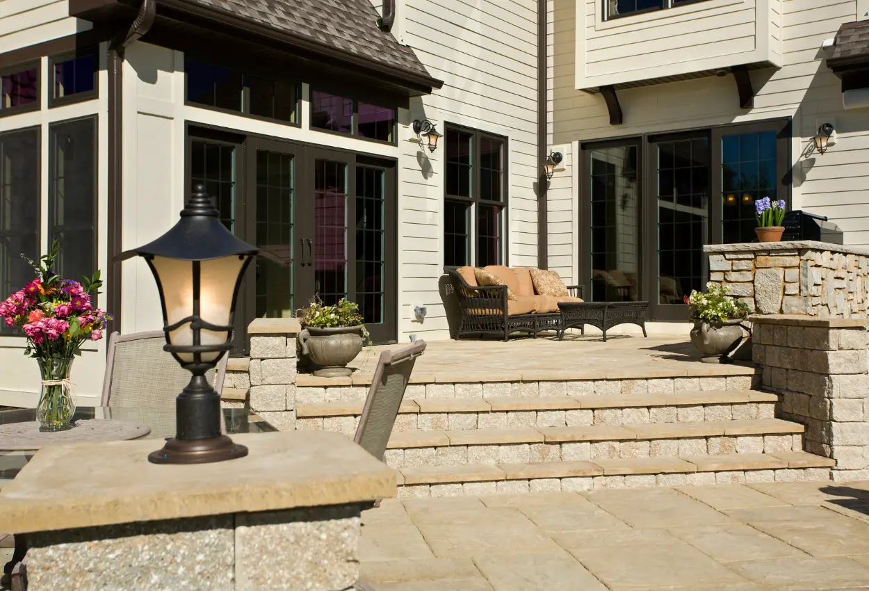 Paver Entrance Steps