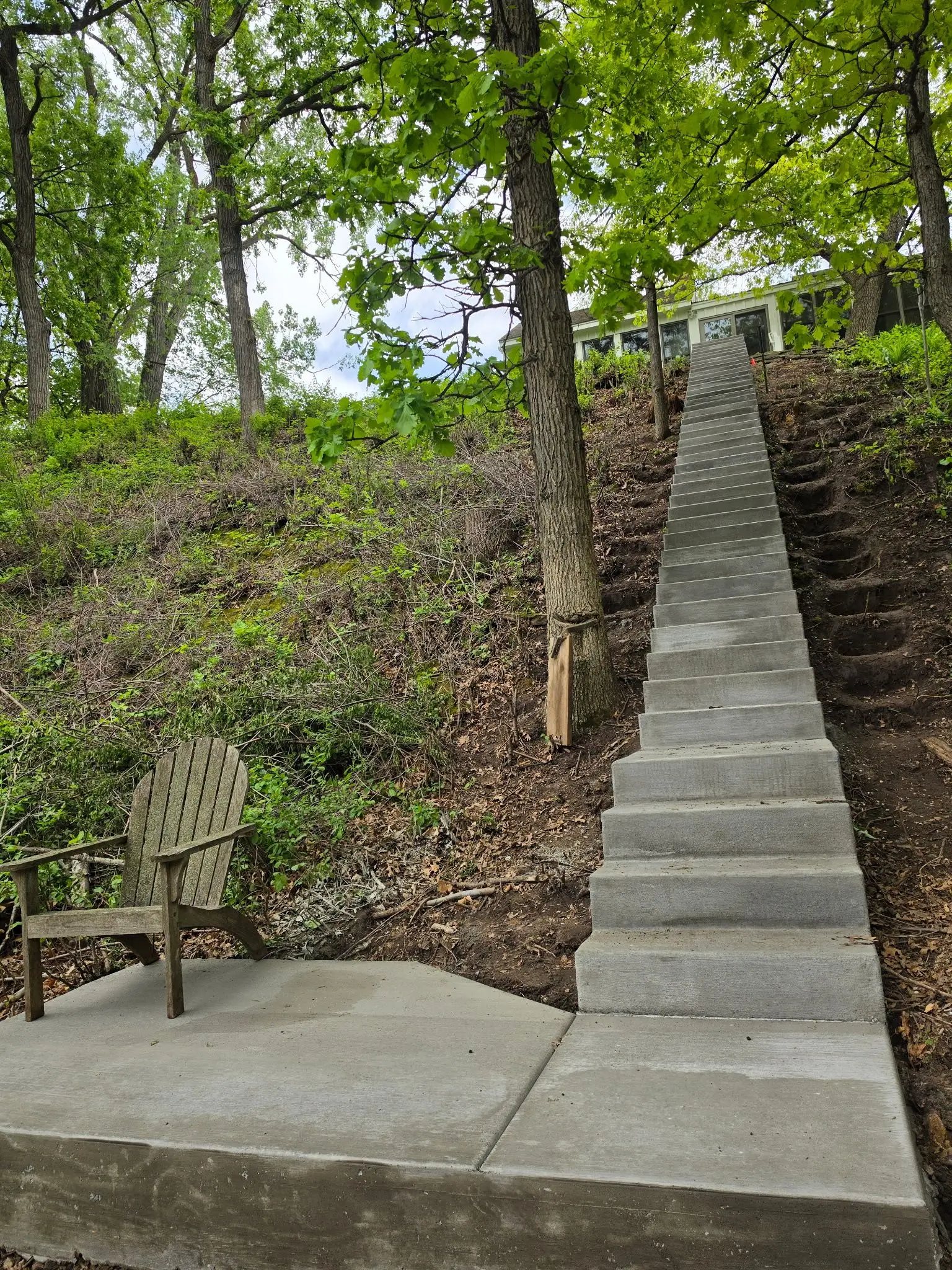 Concrete Stairway Project in Edina