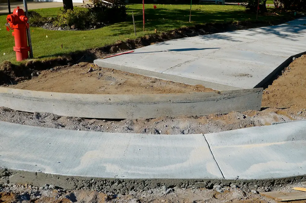 Sidewalk installed in the Twin Cities.